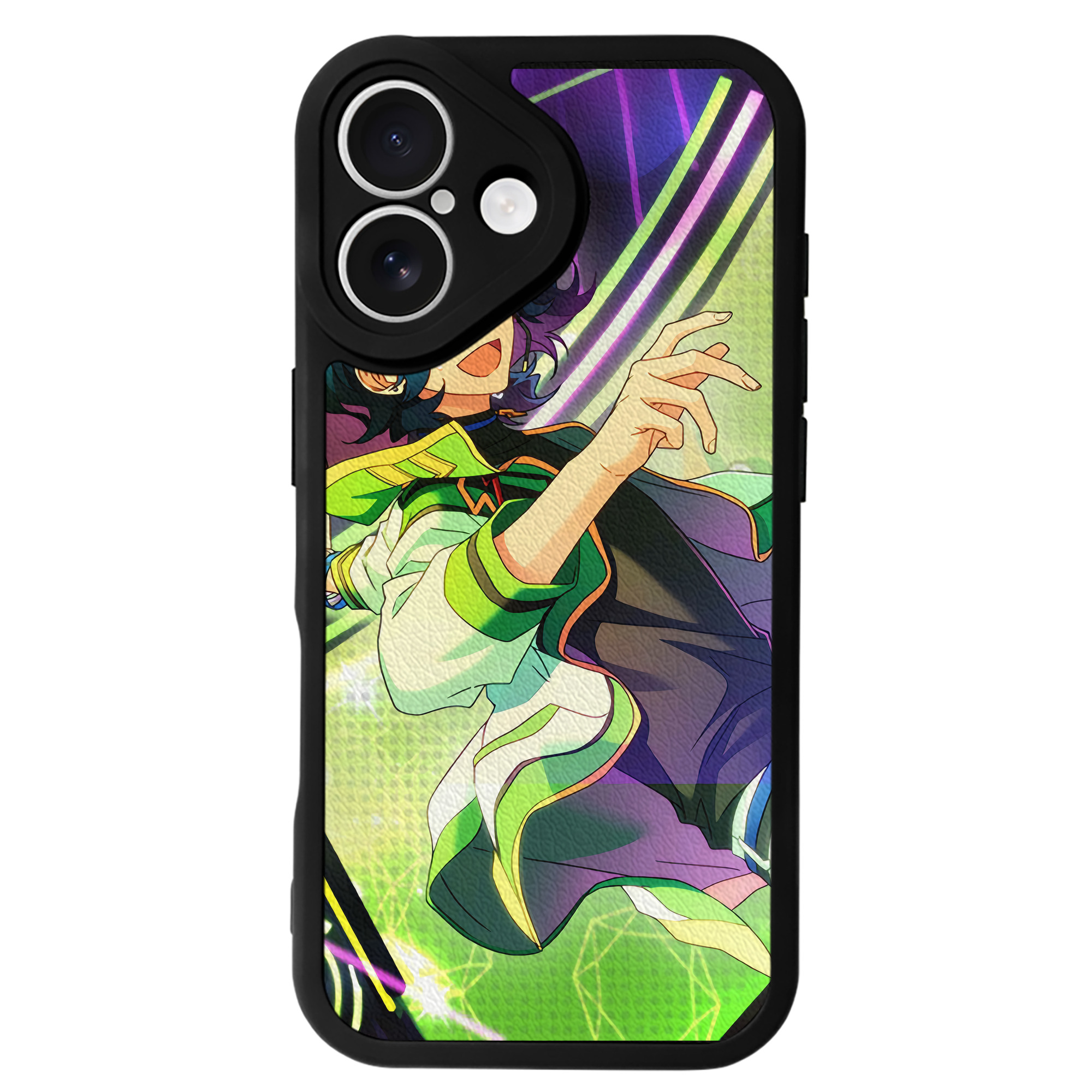 （画像用） あんさんぶるスターズ! Ensemble Stars 【iPhone 16シリーズ対応】シリコンスマホケース（レザー調） 材質：シリコン